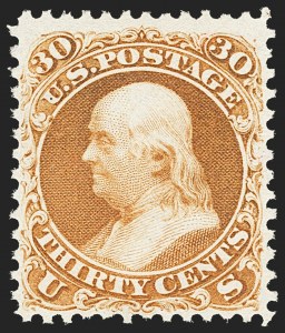 Sale 1134, Lot 111, 1875 Re-Issue of 1861-66 Issue (Scott 102-111)
