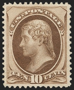 Sale 1134, Lot 139, 1870-71 National Bank Note Co. Grilled Issue (Scott 134-144)