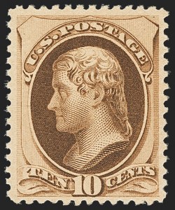 Sale 1134, Lot 161, 1879-88 American Bank Note Co. Issues (Scott 182-218)