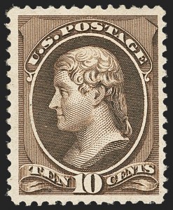 Sale 1134, Lot 167, 1879-88 American Bank Note Co. Issues (Scott 182-218)