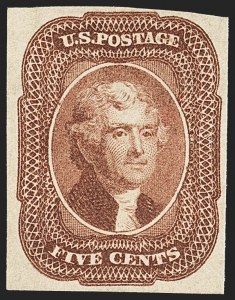 Sale 1134, Lot 20, 1851-56 Issue (Scott 5-17)