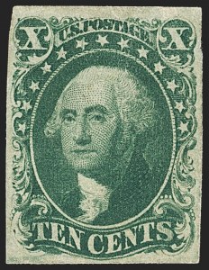 Sale 1134, Lot 24, 1851-56 Issue (Scott 5-17)