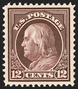 Sale 1134, Lot 348, 1912-14 Washington-Franklin Issue (Scott 405-423)