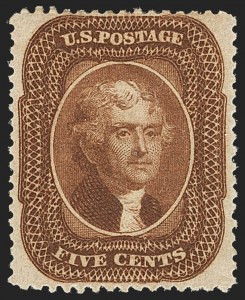 Sale 1134, Lot 40, 1857-60 Issue (Scott 18-39)