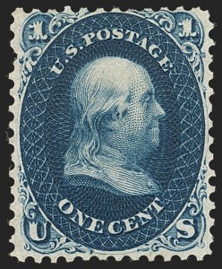 Sale 1134, Lot 59, 1861-66 Issue First Dsigns and Colors (Scott 55-62B)
