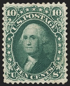 Sale 1134, Lot 67, 1861-66 Issue First Dsigns and Colors (Scott 55-62B)