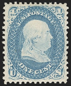Sale Number 1134, Lot Number 68, 1861-66 Issue (Scott 63-78)