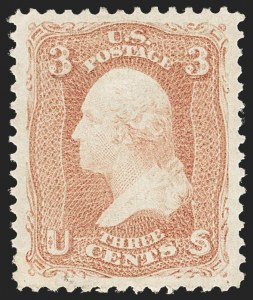 Sale Number 1134, Lot Number 70, 1861-66 Issue (Scott 63-78)