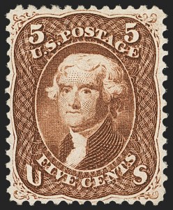 Sale 1134, Lot 77, 1861-66 Issue (Scott 63-78)