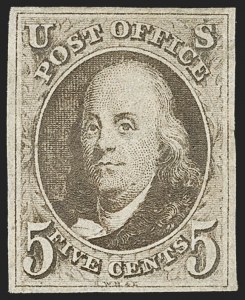 Sale 1134, Lot 8, 1847 Issue (Scott 1-4)
