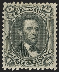 Sale 1134, Lot 92, 1867-68 Grilled Issue (Scott 79-101)