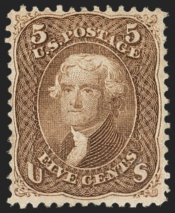 Sale 1134, Lot 95, 1867-68 Grilled Issue (Scott 79-101)