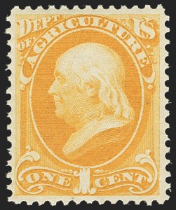 Sale 1135, Lot 501, Agriculture Department (Scott O1-O9)