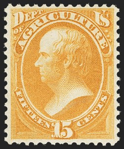Sale 1135, Lot 507, Agriculture Department (Scott O1-O9)