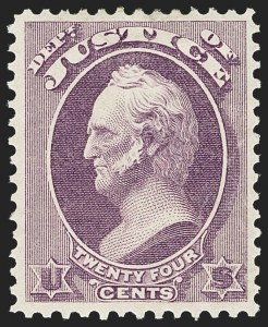 Sale 1135, Lot 524, Justice Department (Scott O25-O34)