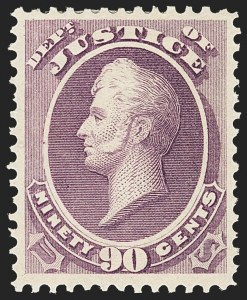 Sale 1135, Lot 526, Justice Department (Scott O25-O34)
