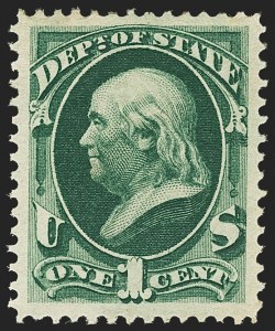 Sale 1135, Lot 539, State Department (Scott O57-O71)