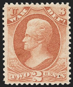 Sale 1135, Lot 564, War Department (Scott O83-O93)