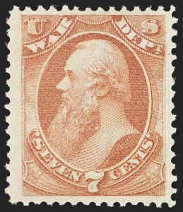 Sale 1135, Lot 567, War Department (Scott O83-O93)