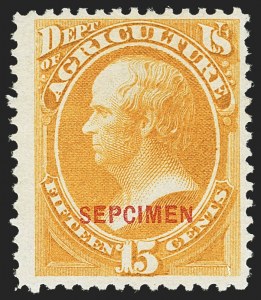 Sale 1135, Lot 598, Official Special Printings - Agriculture Department