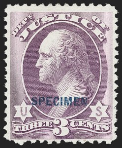 Sale 1135, Lot 612, Official Special Printings - Justice Department