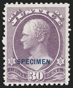 Sale 1135, Lot 618, Official Special Printings - Justice Department