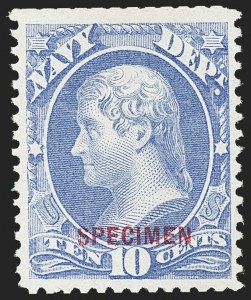 Sale 1135, Lot 629, Official Special Printings - Navy Department