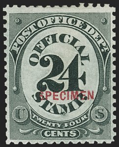 Sale 1135, Lot 647, Official Special Printings - Post Office Department