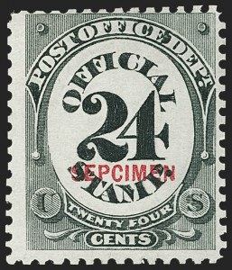 Sale 1135, Lot 653, Official Special Printings - Post Office Department