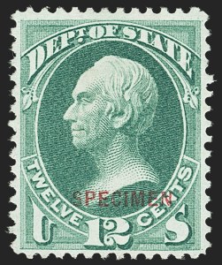 Sale 1135, Lot 658, Official Special Printings - State Department