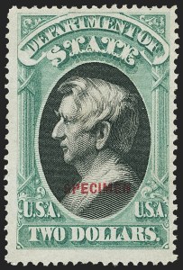 Sale 1135, Lot 663, Official Special Printings - State Department