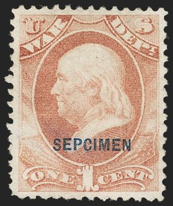 Sale 1135, Lot 696, Official Special Printings - War Department