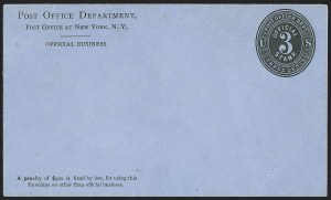 Sale 1135, Lot 711, Official Postal Stationery