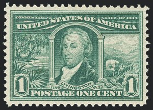 Sale Number 1138, Lot Number 1526, Louisiana Purchase and Jamestown Issues (Scott 323-329)