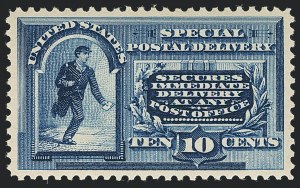 Sale 1138, Lot 1727, Special Delivery, Registration (Scott E1-E12a, F1)