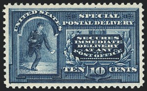 Sale 1138, Lot 1730, Special Delivery, Registration (Scott E1-E12a, F1)