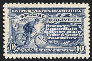 Sale 1138, Lot 1736, Special Delivery, Registration (Scott E1-E12a, F1)