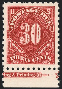 Sale 1138, Lot 1761, Postage Due (Scott J1-J78a)