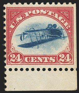 Sale 1139, Lot 101, Inverted Jenny Position 100 (C3a)