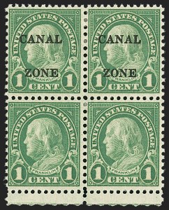 Sale 1139, Lot 130, Canal Zone