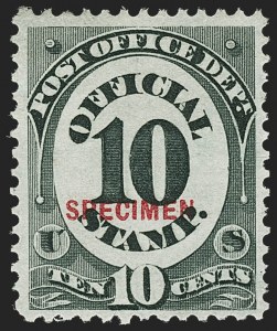 Sale 1140, Lot 1212, Officials, Special Printings, Collections