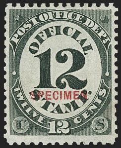 Sale 1140, Lot 1213, Officials, Special Printings, Collections