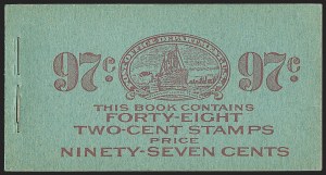 Sale 1140, Lot 1314, Complete Booklets, cont. (BK45-BK95, Collections)