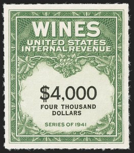 Sale 1140, Lot 1364, Revenues, Wine Stamps