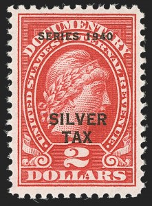 Sale 1140, Lot 1379, Revenues, Silver Tax