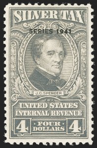 Sale 1140, Lot 1388, Revenues, Silver Tax