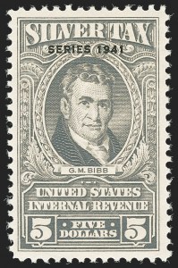 Sale 1140, Lot 1389, Revenues, Silver Tax