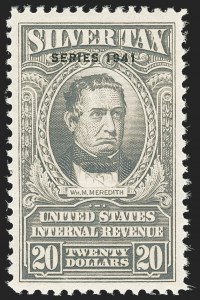 Sale 1140, Lot 1390, Revenues, Silver Tax