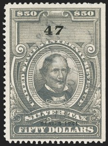 Sale 1140, Lot 1392, Revenues, Silver Tax