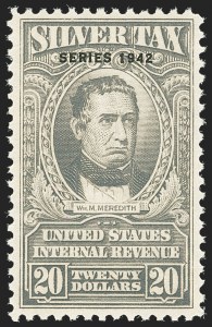 Sale 1140, Lot 1398, Revenues, Silver Tax